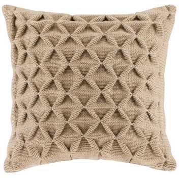 Hand Knitting Yarn Cushion Cover