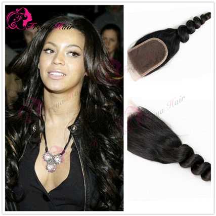 4*4 Loose Wave Free Parting Remy Brazilian Hair Closure