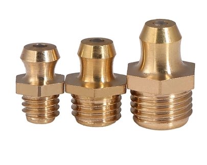 Chrome or Brass Plated Steel Material Grease Nipples Straight Type /Impa 617605