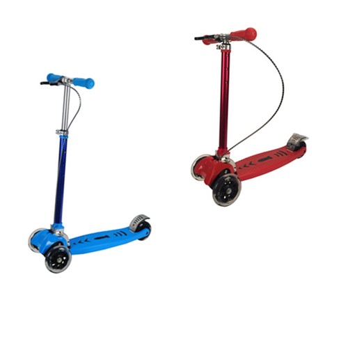 3 Wheel With Handle Brake Foldable Kids Kick Scooter
