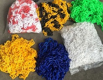 Plastic colorful link chain