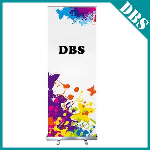 Lightweight Narrow Base Roll Up Banner Stands For Exhibitions