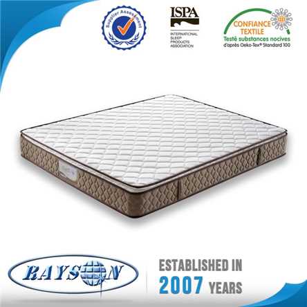 Pillow Top Bonnell Spring Queen Size Euro Top Mattress With Knitted Fabric Soft Foam Topper