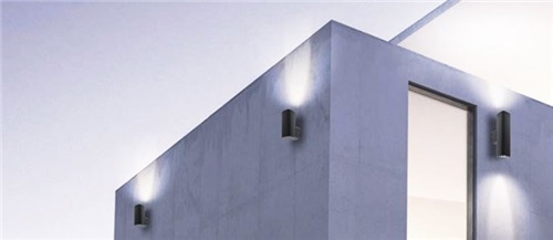 Mini Trapezoidal Two-way Light Source Of LED Outdoor Garden Wall Lamp