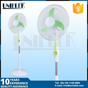 12v dc motor energy saving floor fan with LED light portable