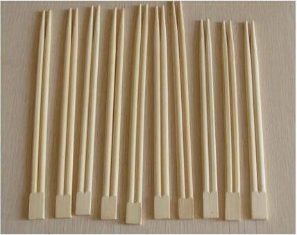 Totally Natural Printed Bamboo Texture Chopsticks With Cover