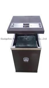 50L OUTDOOR SANITATION TRASH CANS WITH ASHTRAYS GPX-296