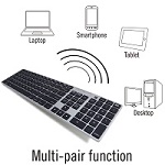 Full Size Multi-Device Bluetooth Mac compatible Keyboard