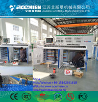 PVC/ASA corrugated tile sheet production line/glazed tile ma