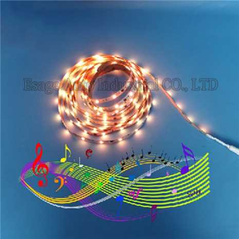 Music Control RGB Flexible LED Strip Light Lamp Kit SMD 5050 Waterproof 5M 150LEDs
