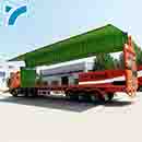 Transport convenient loading wing van semi trailer