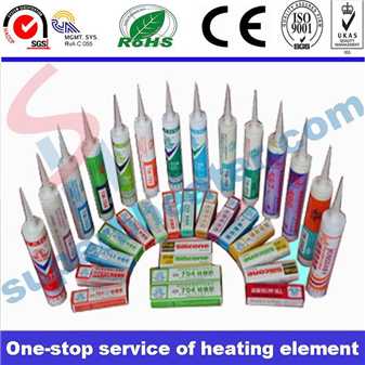 High Quality Tubular Heaters Heating Element RTV Silicone Rubber