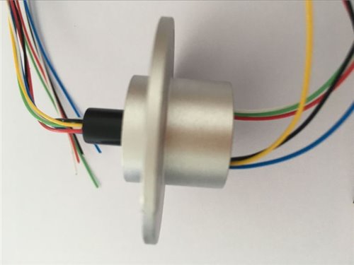 Clear Anodizing AL Housing 6 Circuits Capsule Slip Ring