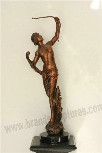 Huge Contemporary And Abstract Copper Statues For Office Decoration
