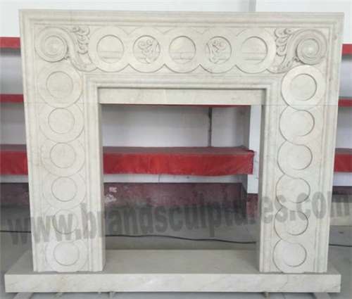 Carved Stone Fireplaces Statue With Quality Assurance