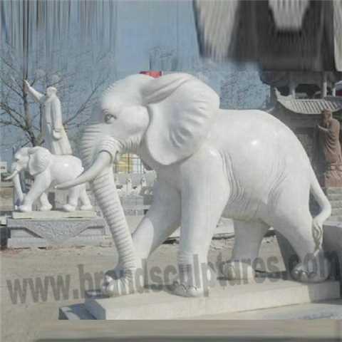 High Quality Carved Stone Elephant Statue As Outdoor Ornaments