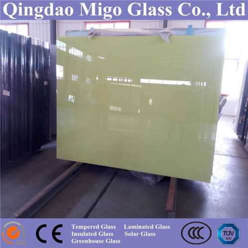 China Manufacturer 1830*2440mm 2-6mm Back Painted Glass