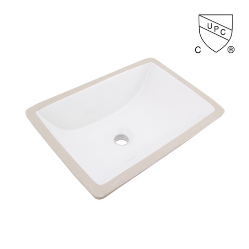Small Rectangular Bathroom Undermount Ceramic Vanity Sink, SS-U1611