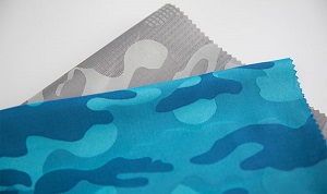 Camouflage and Check Jacquard Fabric
