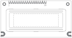 Monochrome LCM Graphic Type  PLG1203BW