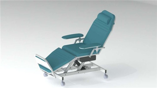 Electric Or Manual Control Adjustable Medical Blood Donation Recliner Chair PU Leather