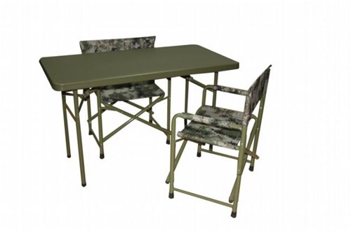 PP PE ABS With Power-coated Steel Frame Portable Table Army Green Or Cream White