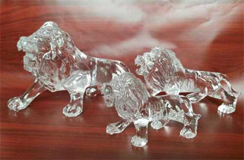 Cheap Glass Lion Figurines Corporate Gifts