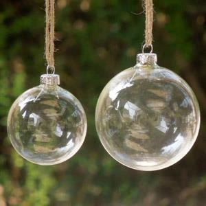 Christmas Tree Outdoor Decorations Glass Ball Ornaments