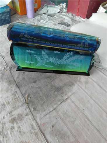 Transparent Custom Glass Crystal Coffin