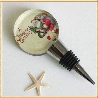 Christmas Crystal Wine Stopper