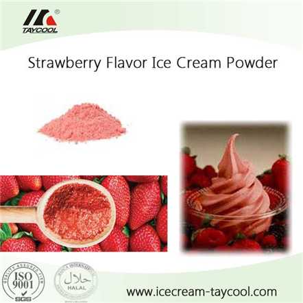 Strawberry Flavor Frozen Yogurt Powder for taycool soft serve ice cream machine