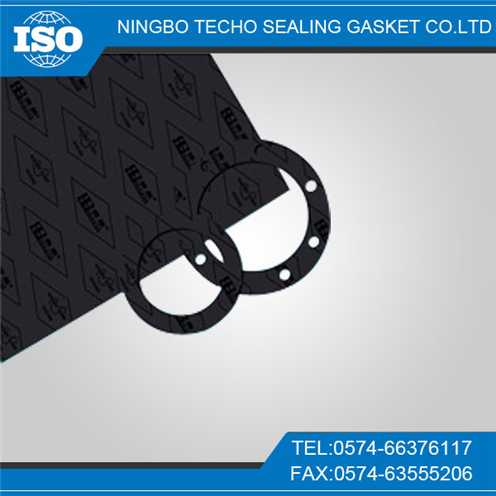 Graphite Rubber Non-asbestos Gasket Sheet With Oil-resistance And Strong Acid Resistance
