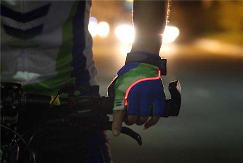 Lighting Bike Gloves Mountain Biking Gloves with LED Light/ Cycling LED Gloves
