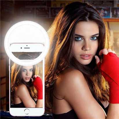 Mobile Phone LED Flash Fill Selfie Lamp Outdoor Selfie Ring Light