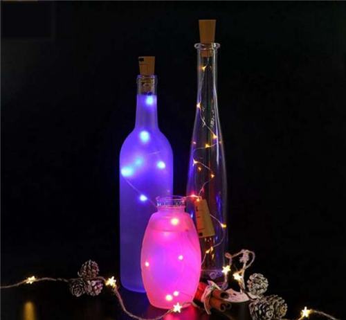 Led Copper Wire String Light Bar LED Bottle Stopper Cork Plug Home Decoration