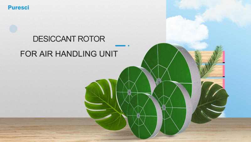 Energy saving desiccant rotor for air handing unit applicati