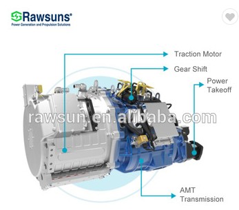 130kw 170HP electric kit car auto ac motors and gearbox for
