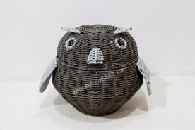 Poly rattan animal basket-CH4081A-1MC