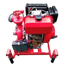 High performance portable diesel fire fighting pump
