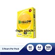 IK Yellow A4 80 gsm copy papers