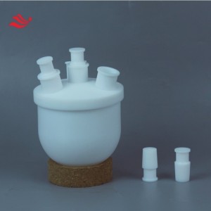 PTFE Multi-neck Round-bottomed Flask Unibody Molding Anti-Hi