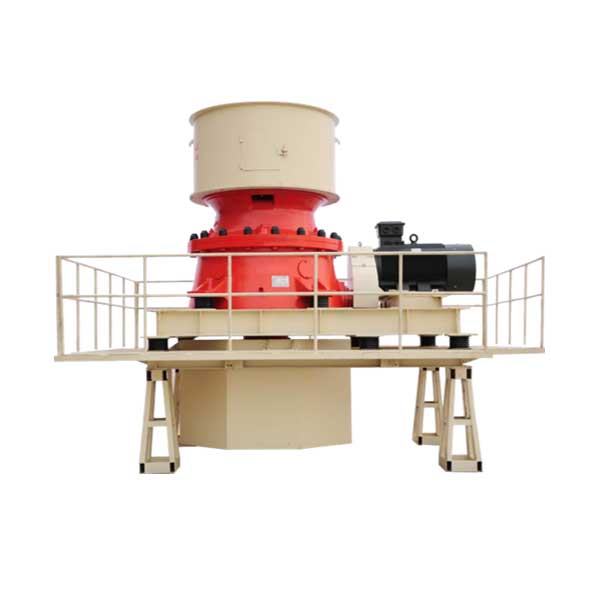 Single cylinder hydraulic cone machine