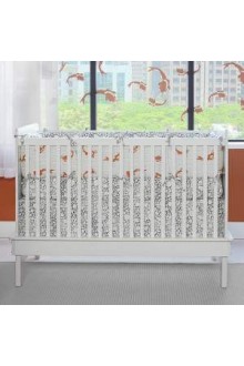Argington Sahara Crib in White and Ebony