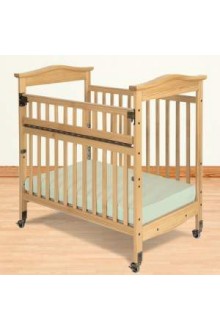 Foundations Biltmore SafeReach Compact Clearview Crib in Nat