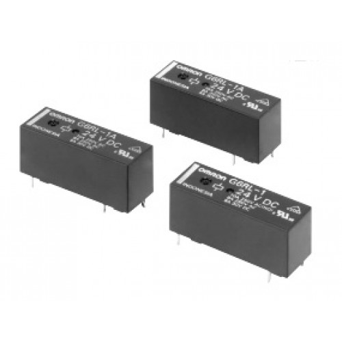 10A Switching SPDT Low Profile 12VDC Relays - Omron G6RL-1-D