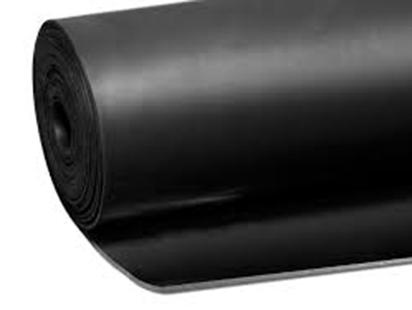 Plain Rubber Sheet For General Use Textile Fabric Rubber Sheet With Polyester Fabric picture
