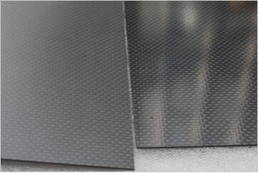600*1000mm High Strength 3K Plain Glossy Carbon Fiber Sheet