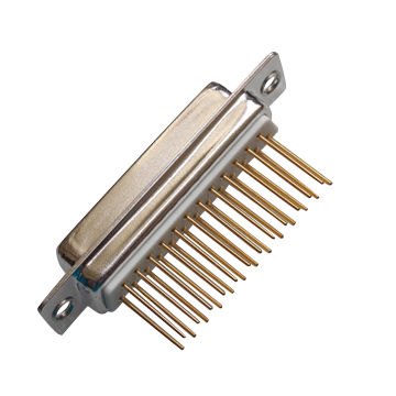 D-Sub Connector With Latch And Phosphor Bronze Contacts, Steel Metal Shell