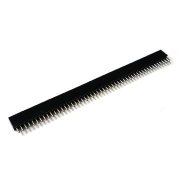Female IC Socket Connector, 1.27, H4.1, Dip Type, Sigel Row, Made Of PA46 Material, L6.0