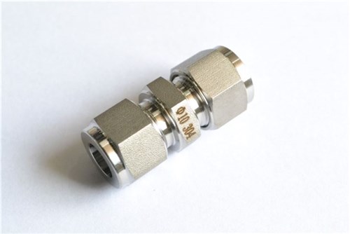 High Quality Stainless Steel Two Ferrules Straight Union